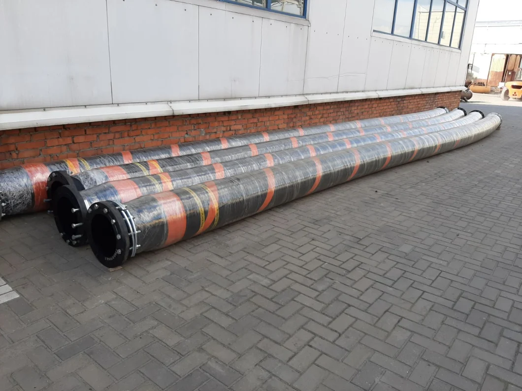 Flexible Bending Wear Resistant and Corrosion Resistant Rubber Hose for Mining Dredge Work